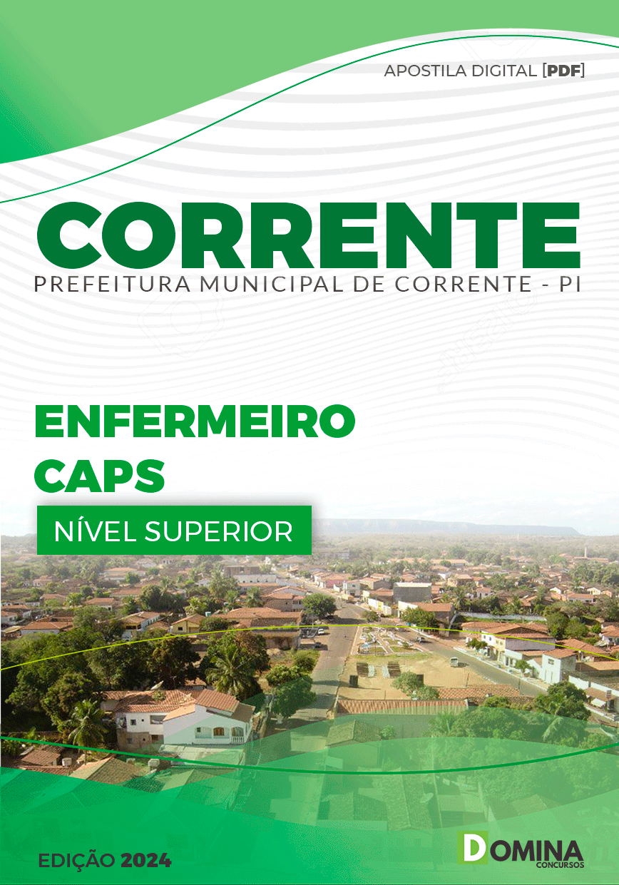Apostila Pref Corrente PI 2024 Enfermeiro CAPS