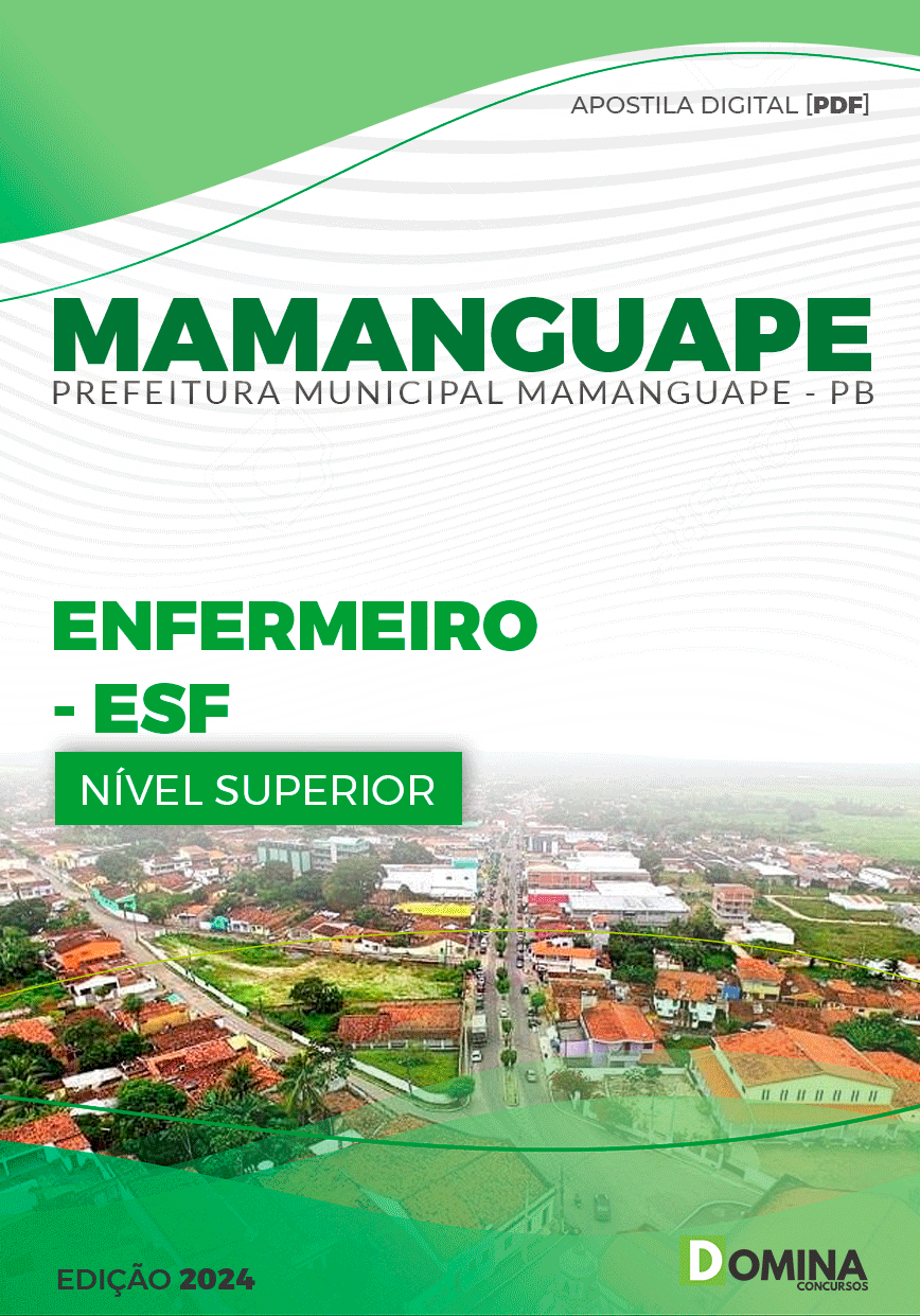 Apostila Pref Mamanguape PB 2024 Enfermeiro ESF