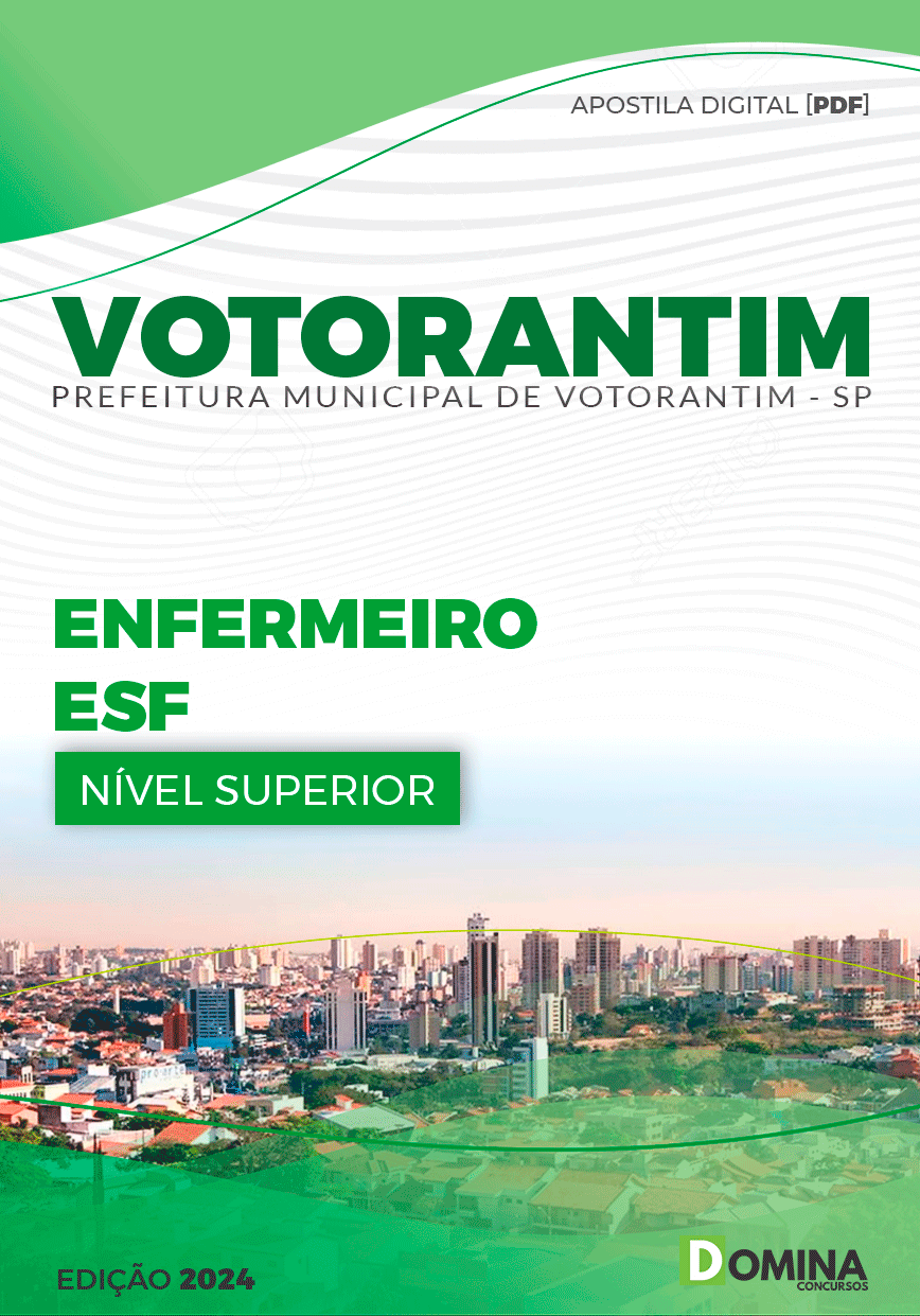 Apostila Pref Votorantim SP 2024 Enfermeiro ESF