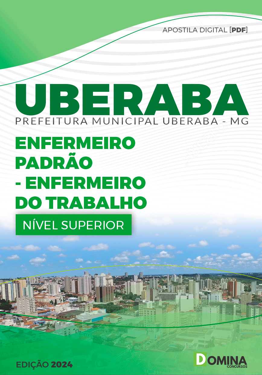 Apostila Pref Uberaba MG 2024 Enfermeiro do Trabalho