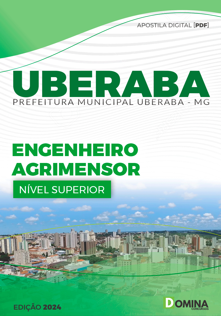 Apostila Pref Uberaba MG 2024 Engenheiro Agrimensor