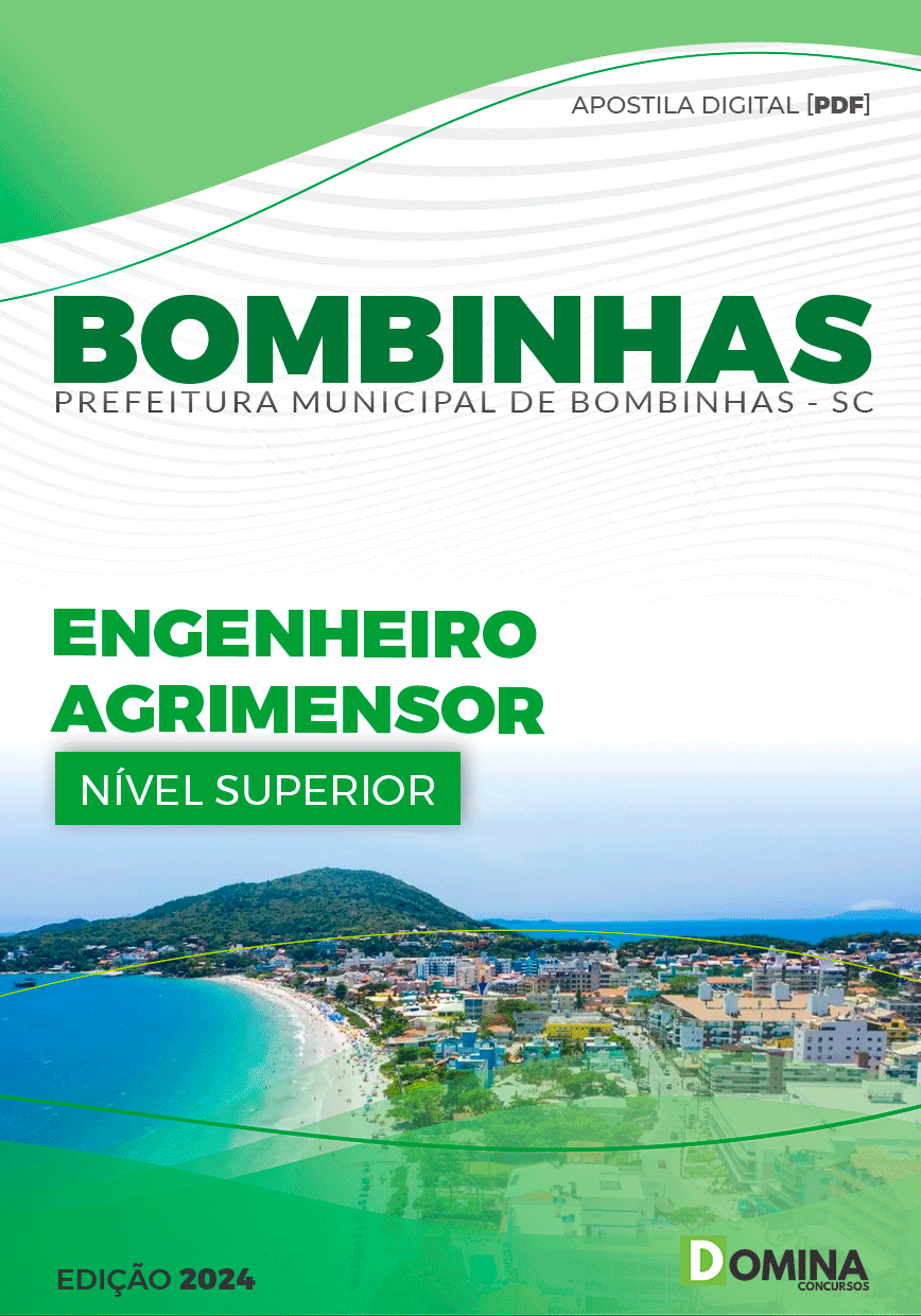 Apostila Pref Bombinhas SC 2024 Engenheiro Agrimensor