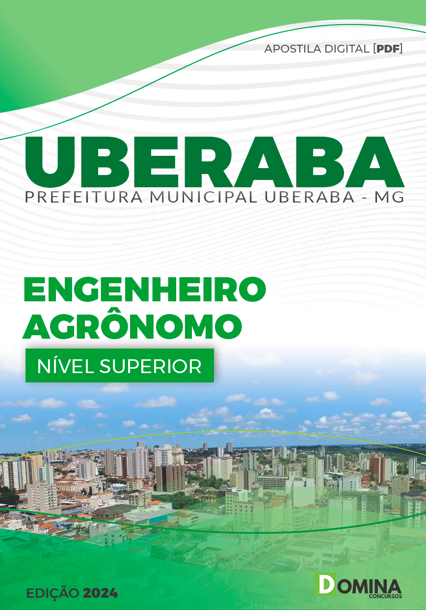Apostila Pref Uberaba MG 2024 Engenheiro Agrônomo