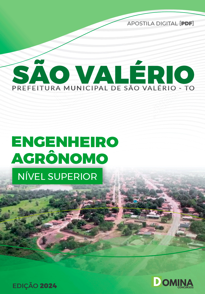 Apostila Pref São Valério 2024 Engenheiro Agrônomo