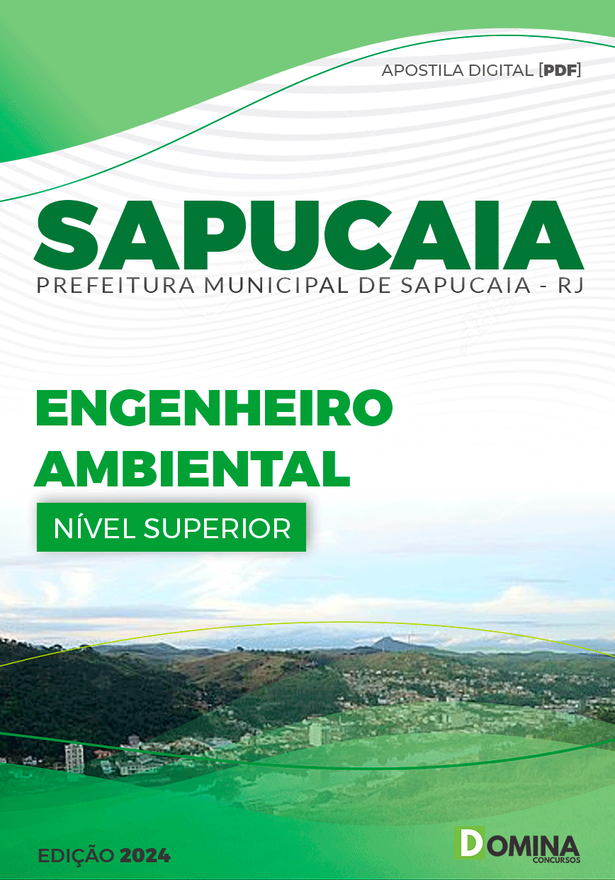 Apostila Pref Sapucaia RJ 2024 Engenheiro Ambiental