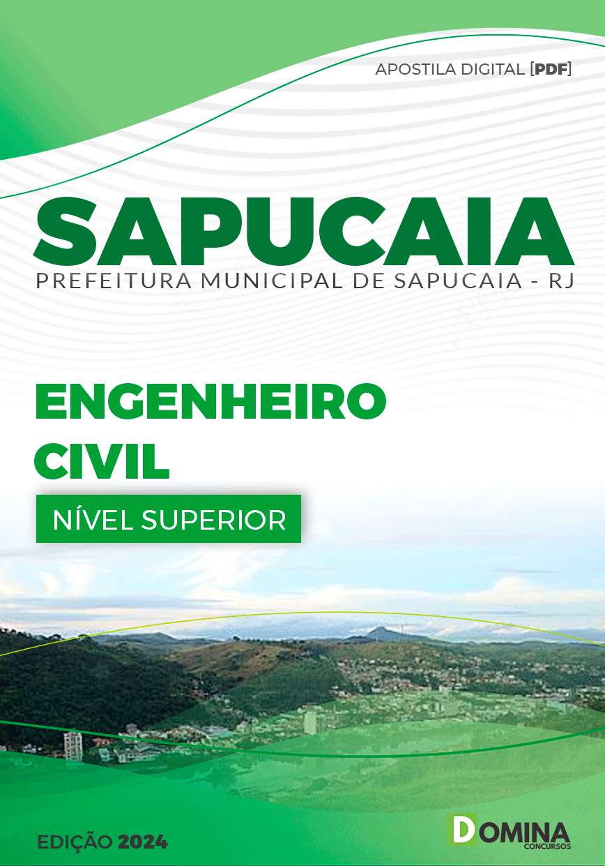 Apostila Pref Sapucaia RJ 2024 Engenheiro Civil