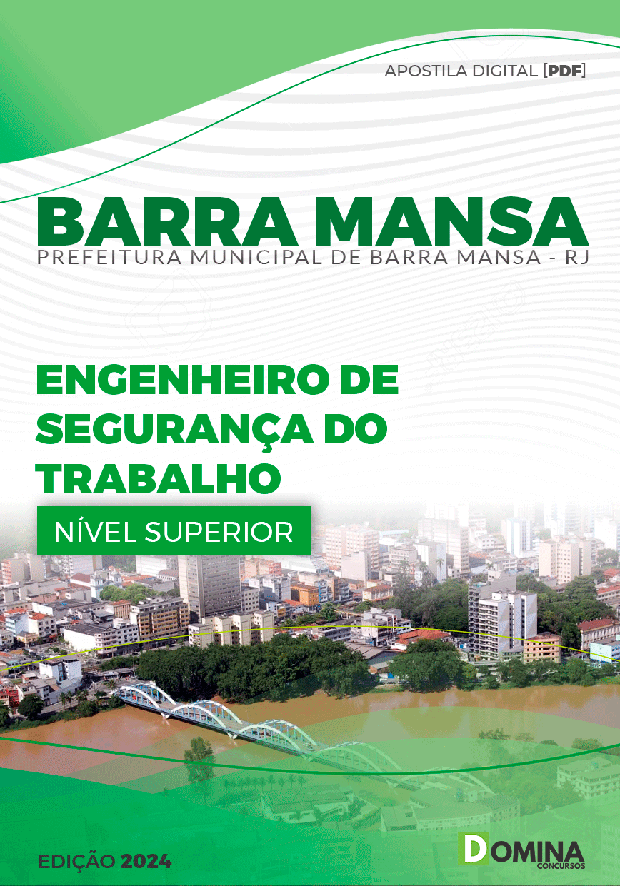 Apostila Pref Barra Mansa RJ 2024 Engenheiro Segurança Trabalho