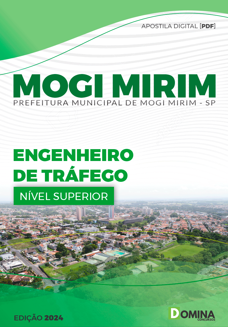Apostila Pref Mogi Mirim SP 2024 Engenheiro Tráfego