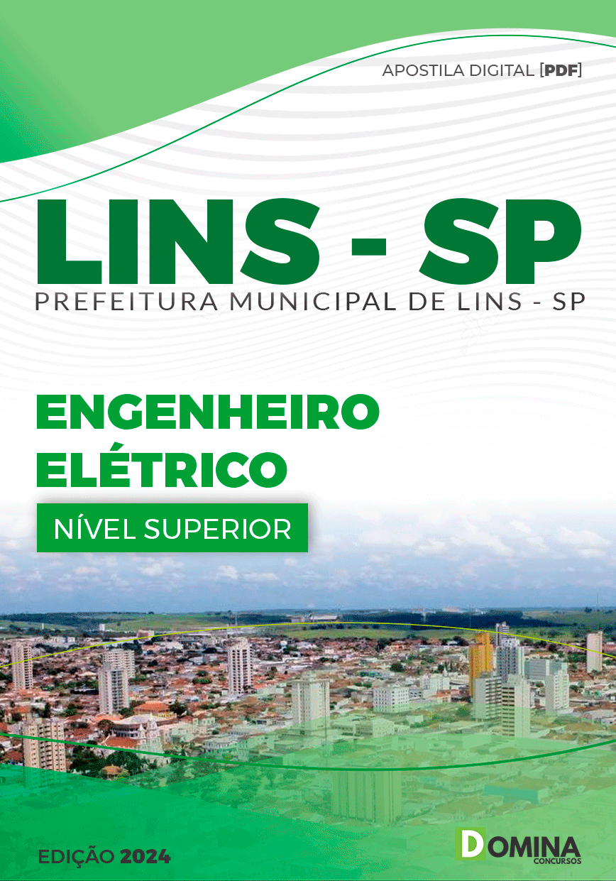 Apostila Concurso Pref Lins SP 2024 Engenheiro Elétrico