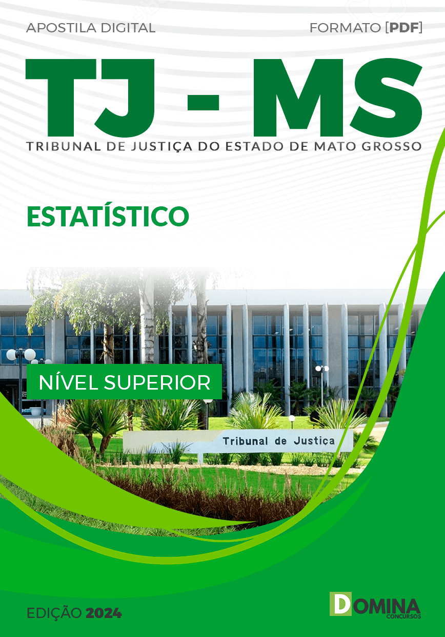 Apostila Concurso TJ MS 2024 Estatístico