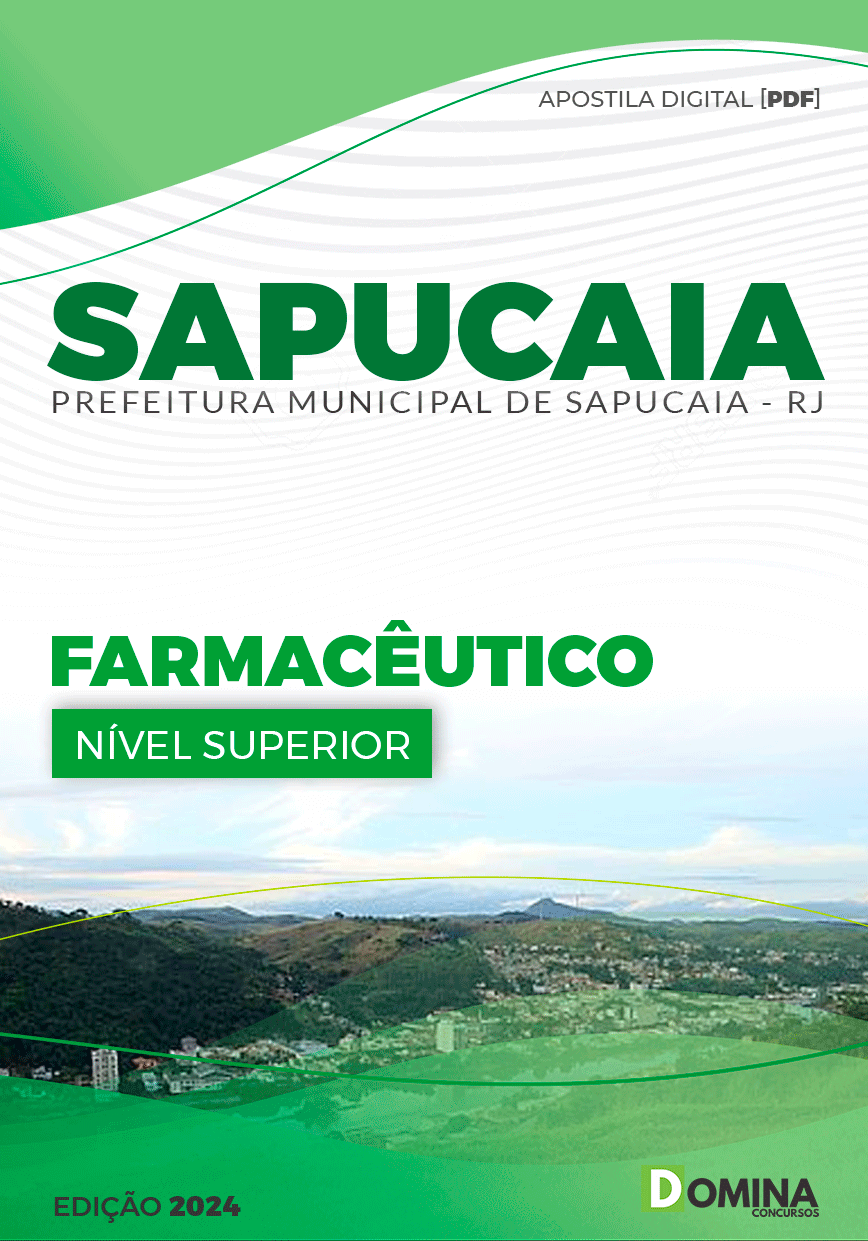 Apostila Pref Sapucaia RJ 2024 Farmacêutico