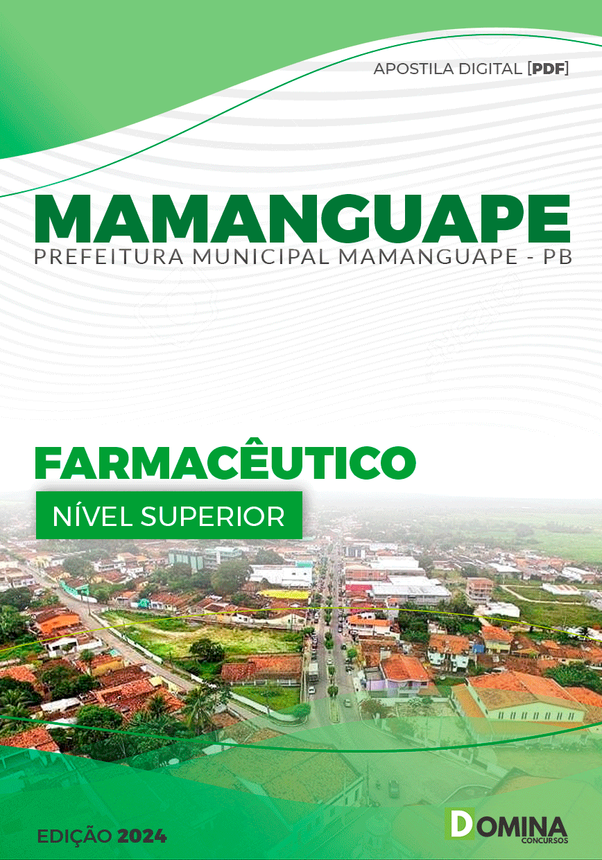 Apostila Pref Mamanguape PB 2024 Farmacêutico