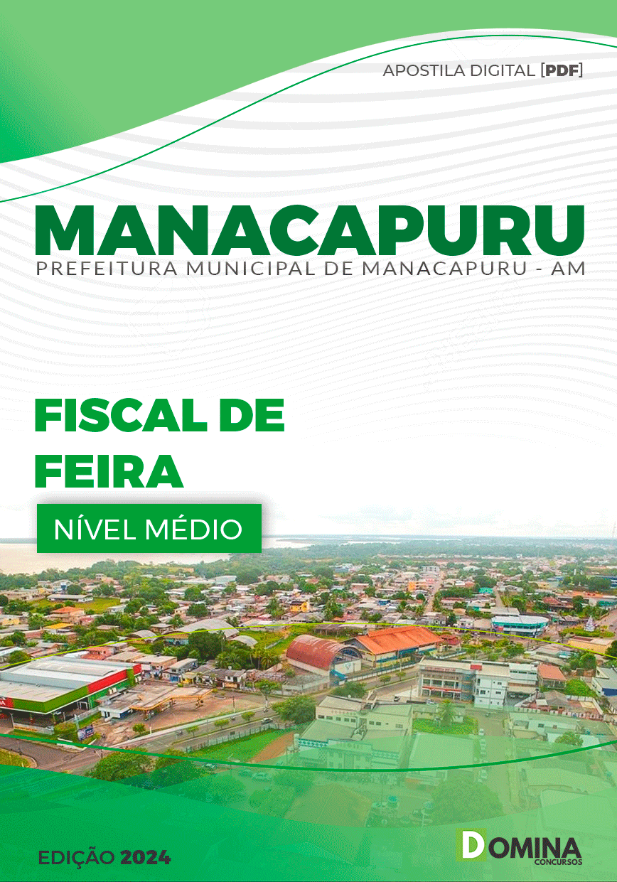 Apostila Pref Manacapuru AM 2024 Fiscal de Feira