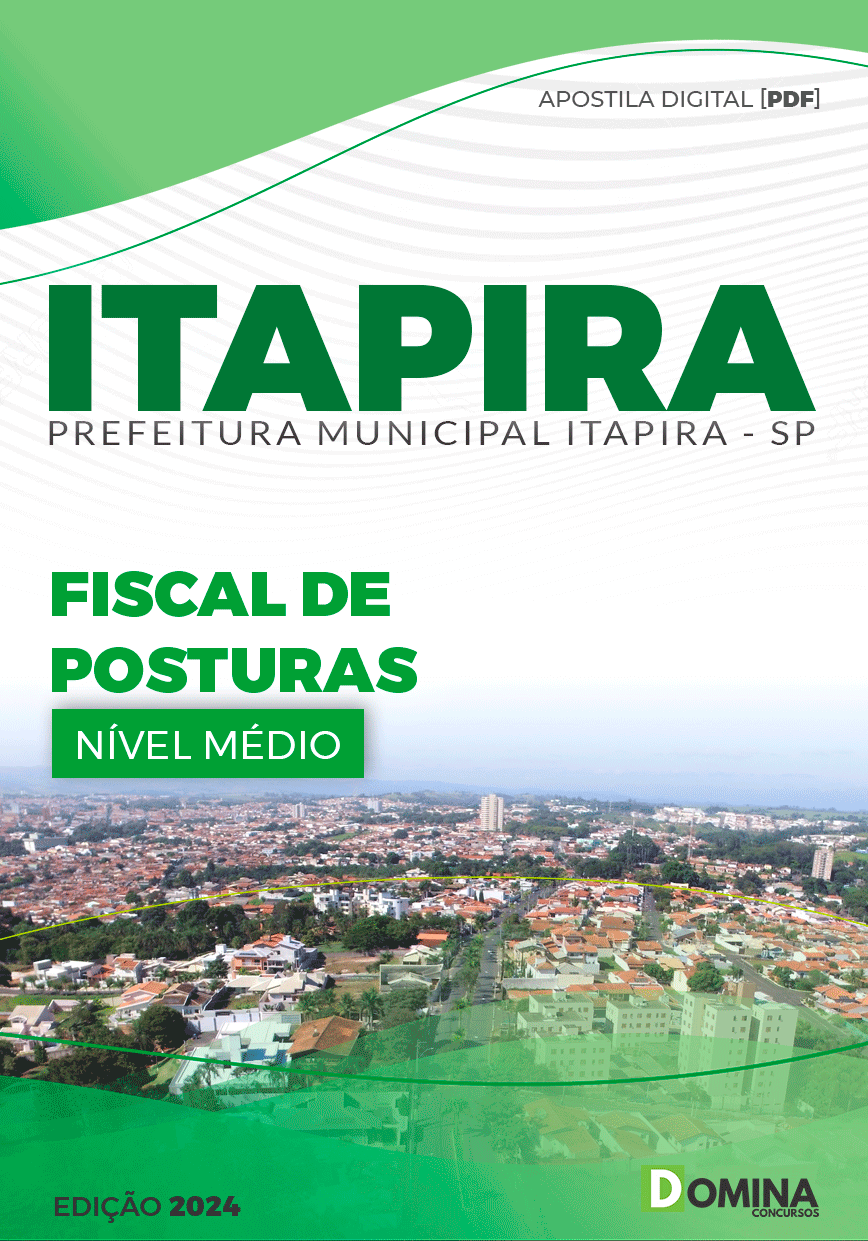 Apostila Pref Itapira SP 2024 Fiscal de Posturas