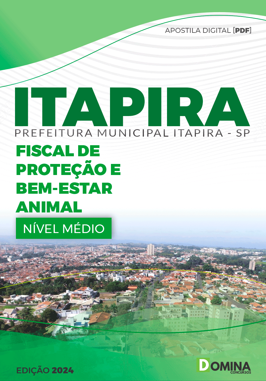 Pref Itapira SP 2024 Fiscal de Proteção e Bem Estar Animal