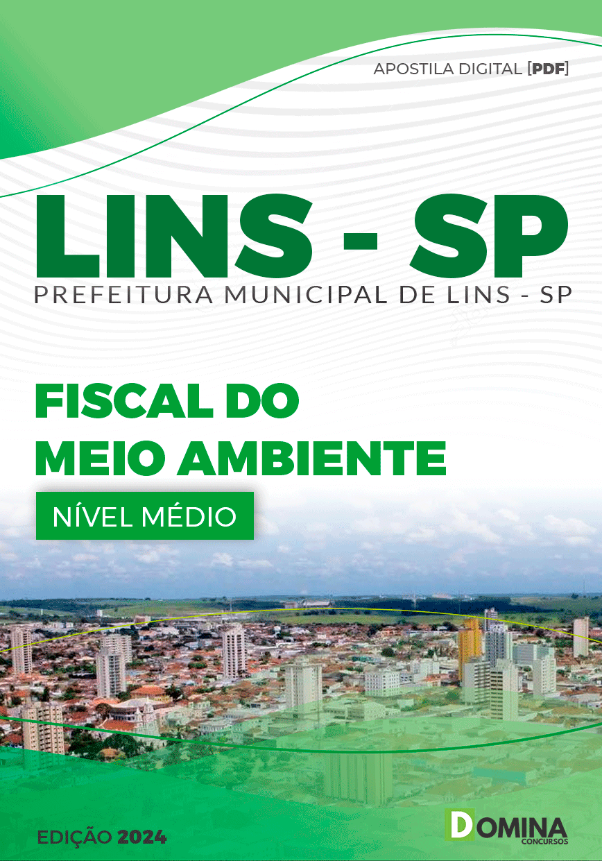 Apostila Pref Lins SP 2024 Fiscal Meio Ambiente