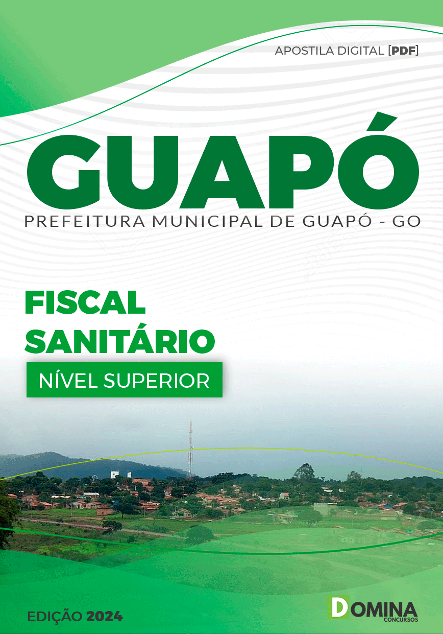 Apostila Concurso Pref Guapó GO 2024 Fiscal Sanitário