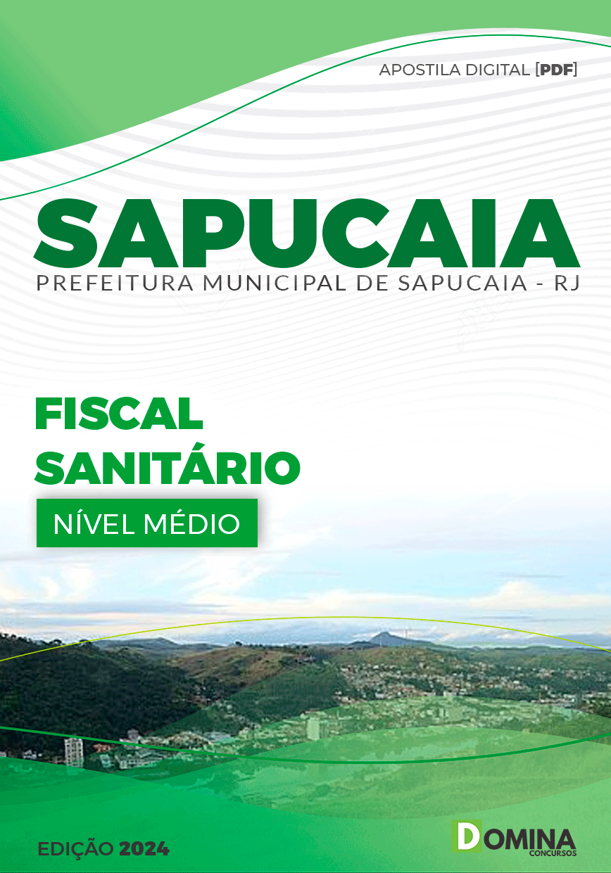 Apostila Pref Sapucaia RJ 2024 Fiscal Sanitário