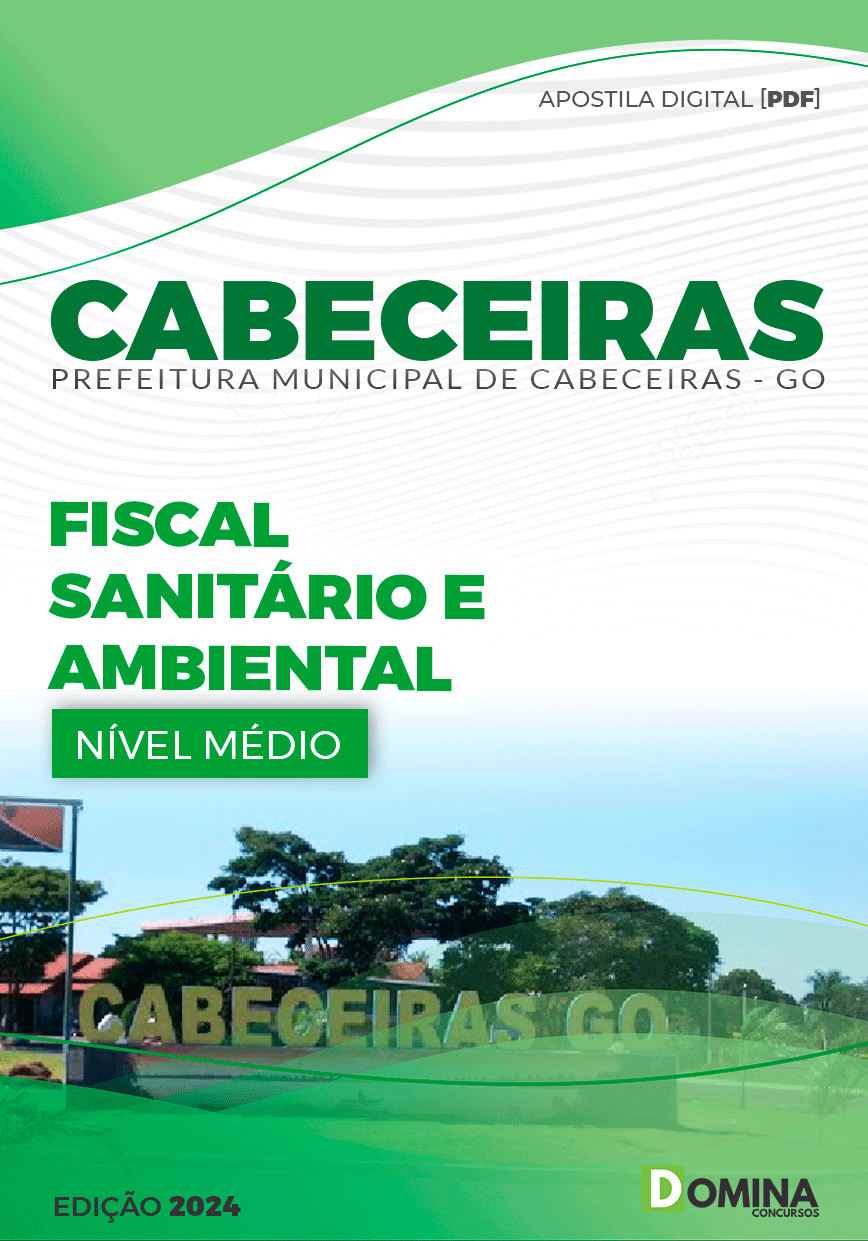Apostila Pref Cabeceiras GO 2024 Fiscal Sanitário