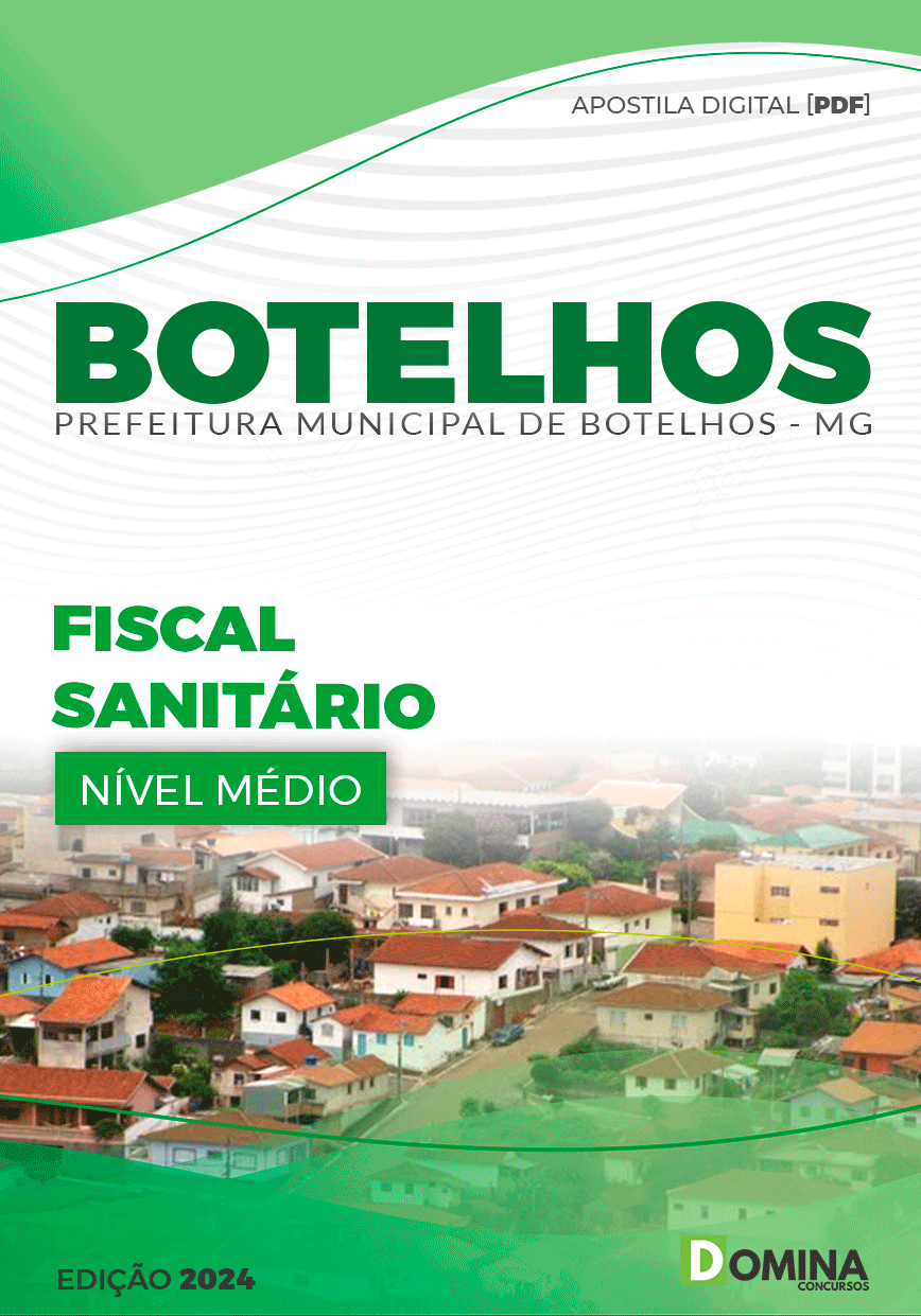 Apostila Pref Botelhos MG 2024 Fiscal Sanitário