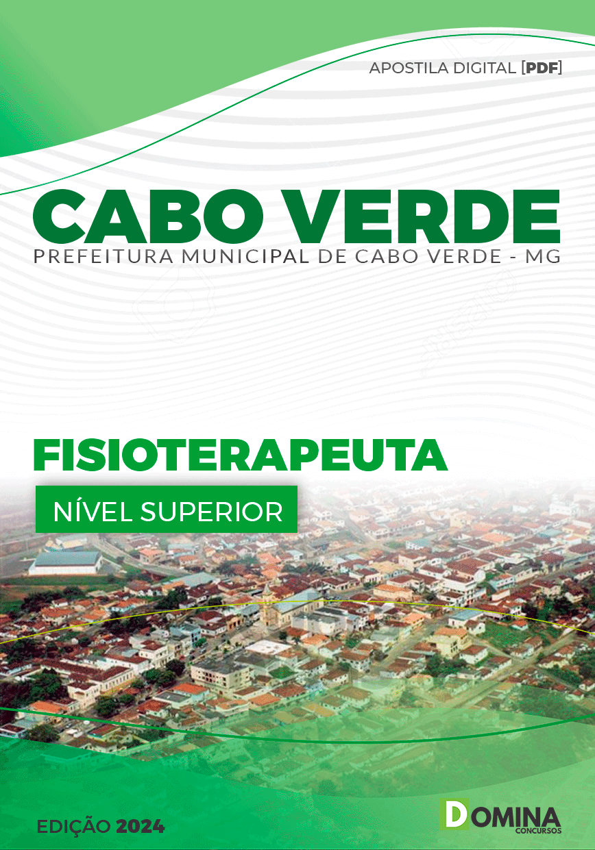 Apostila Pref Cabo Verde MG 2024 Fisioterapeuta