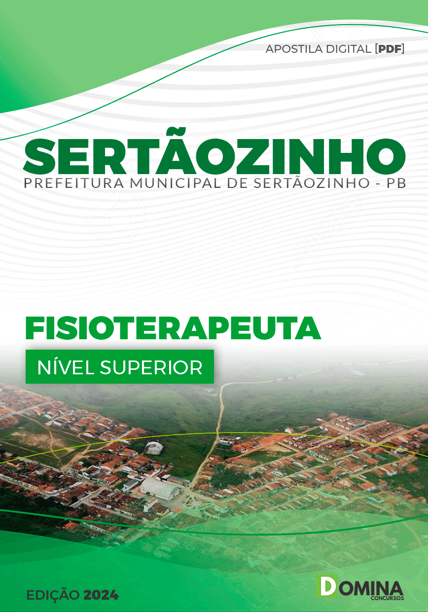 Apostila Pref Sertãozinho PB 2024 Fisioterapeuta