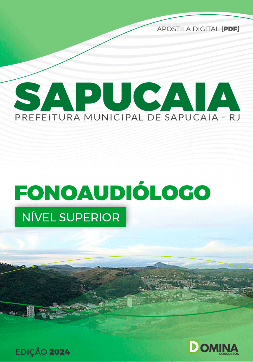 Apostila Pref Sapucaia RJ 2024 Fonoaudiólogo