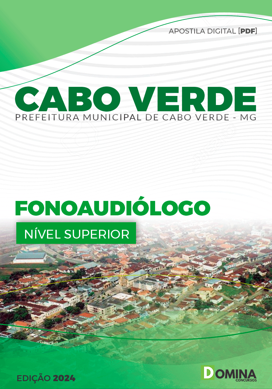 Apostila Pref Cabo Verde MG 2024 Fonoaudiólogo