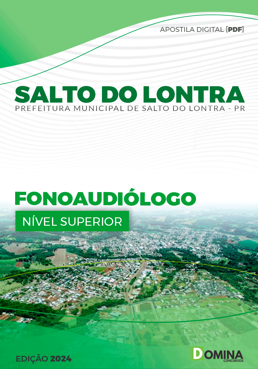 Apostila Pref Salto do Lontra PR 2024 Fonoaudiólogo
