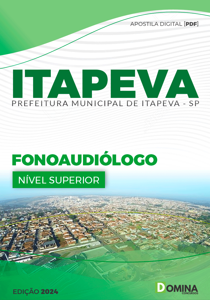 Apostila Pref Itapeva SP 2024 Fonoaudiólogo