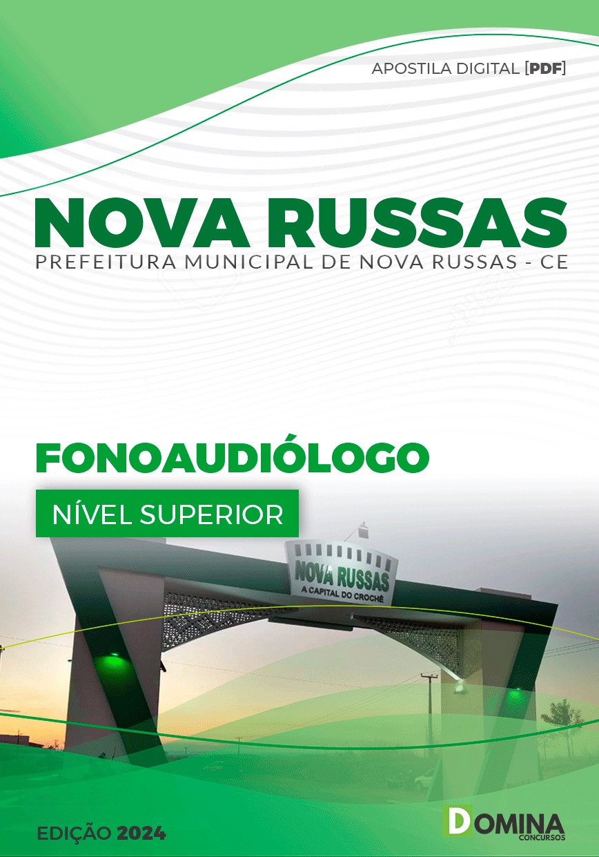Apostila Pref Nova Russas CE 2024 Fonoaudiólogo