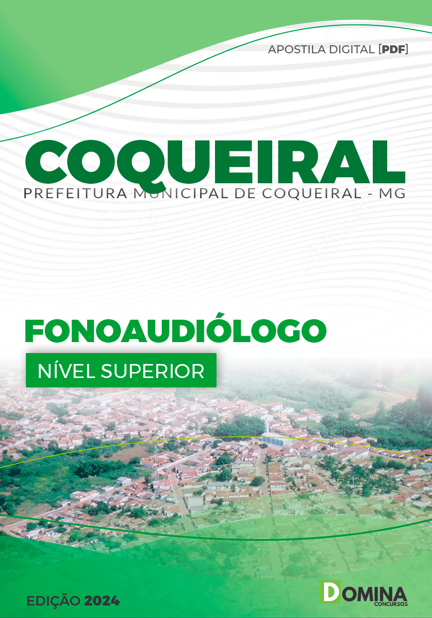Apostila Pref Coqueiral MG 2024 Fonoaudiólogo