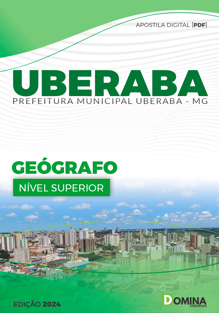 Apostila Pref Uberaba MG 2024 Geógrafo