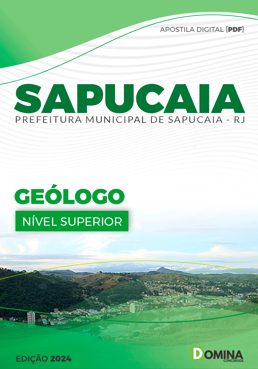 Apostila Pref Sapucaia RJ 2024 Geólogo