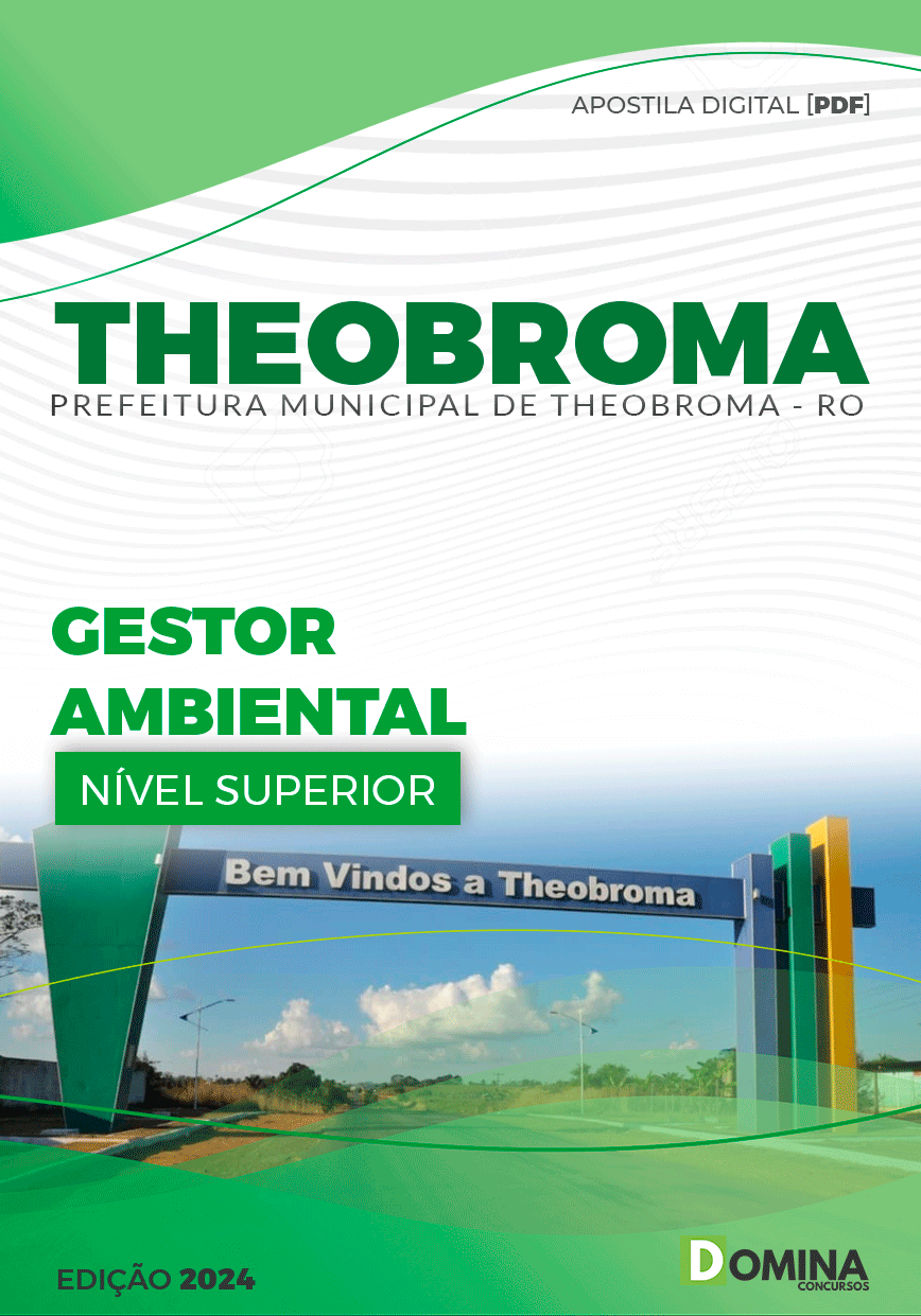 Apostila Pref Theobroma RO 2024 Gestor Ambiental
