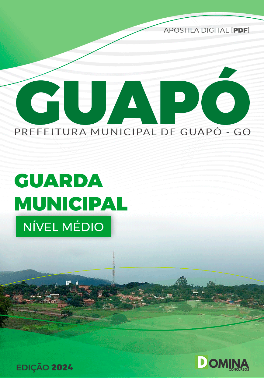 Apostila Pref Guapó GO 2024 Guarda Municipal