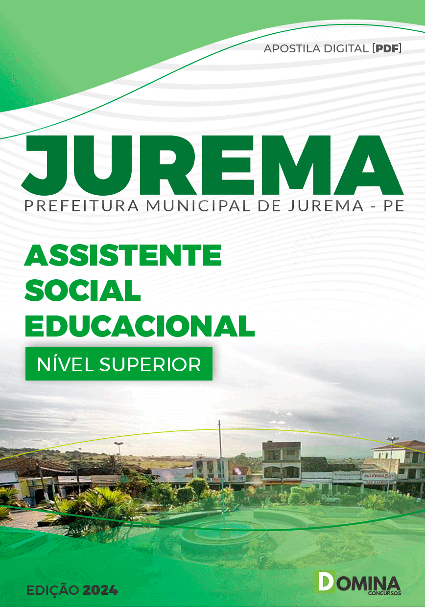 Apostila Pref Jurema PE 2024 Assistente Social Educacional