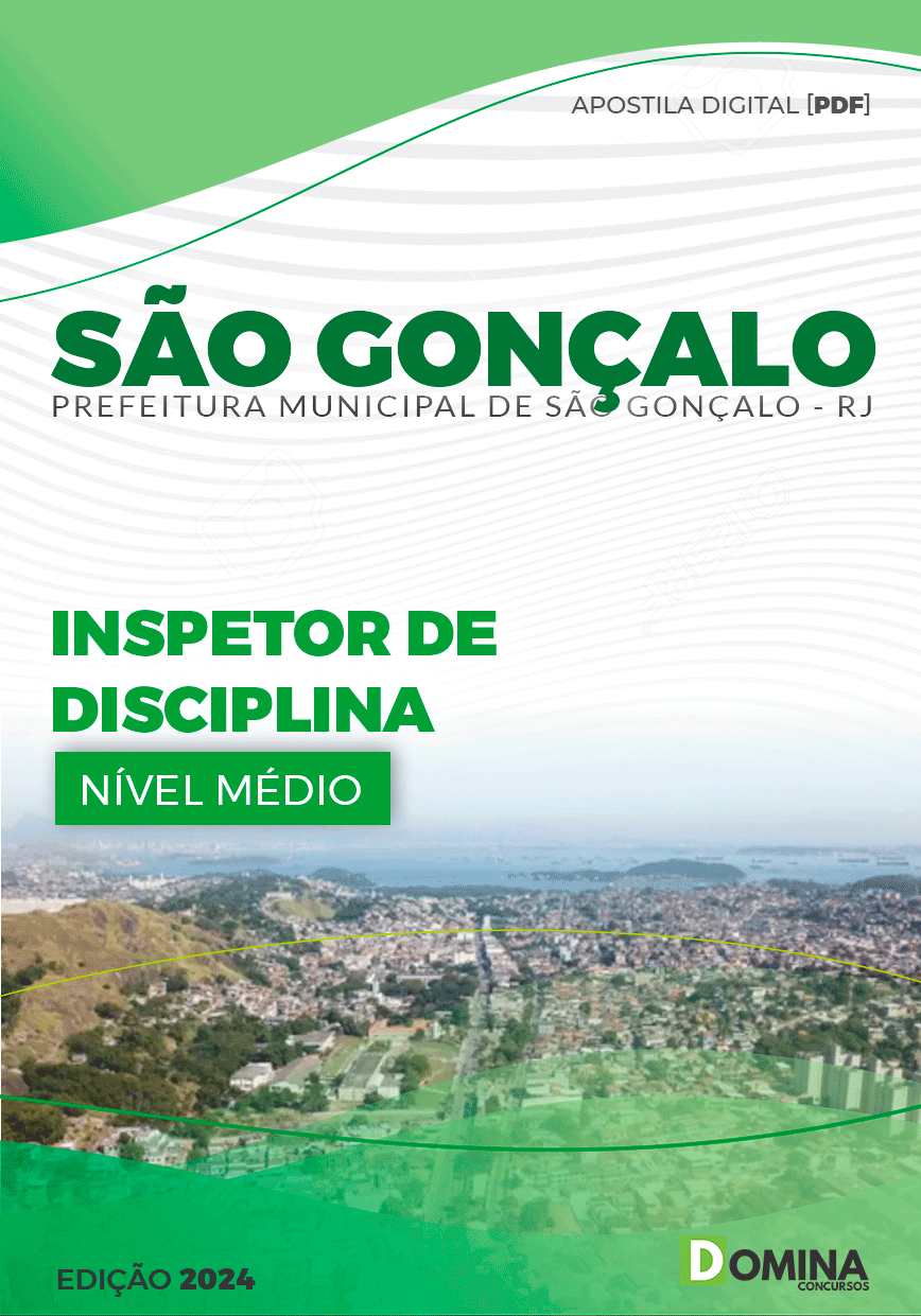 Apostila Pref São Gonçalo RJ 2024 Inspetor Disciplina