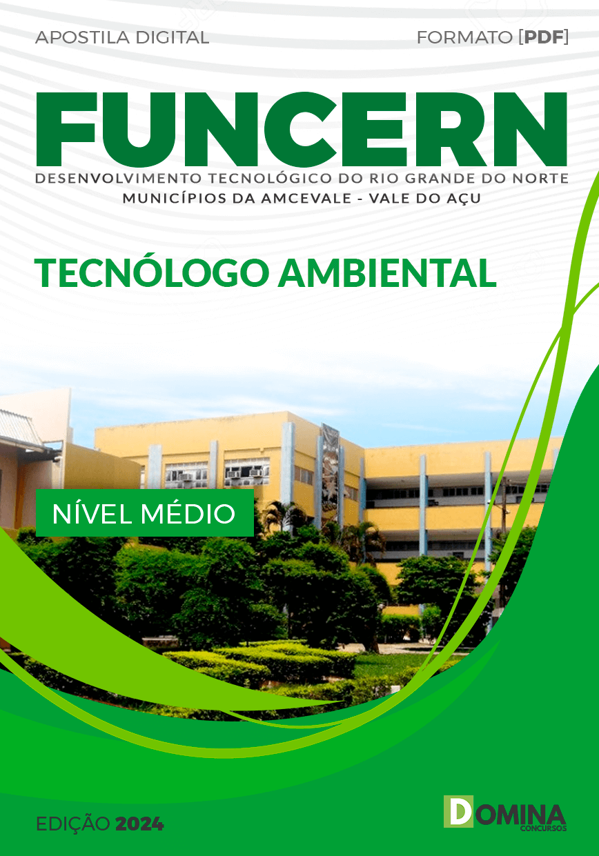 Apostila FUNCERN 2024 Tecnólogo Ambiental