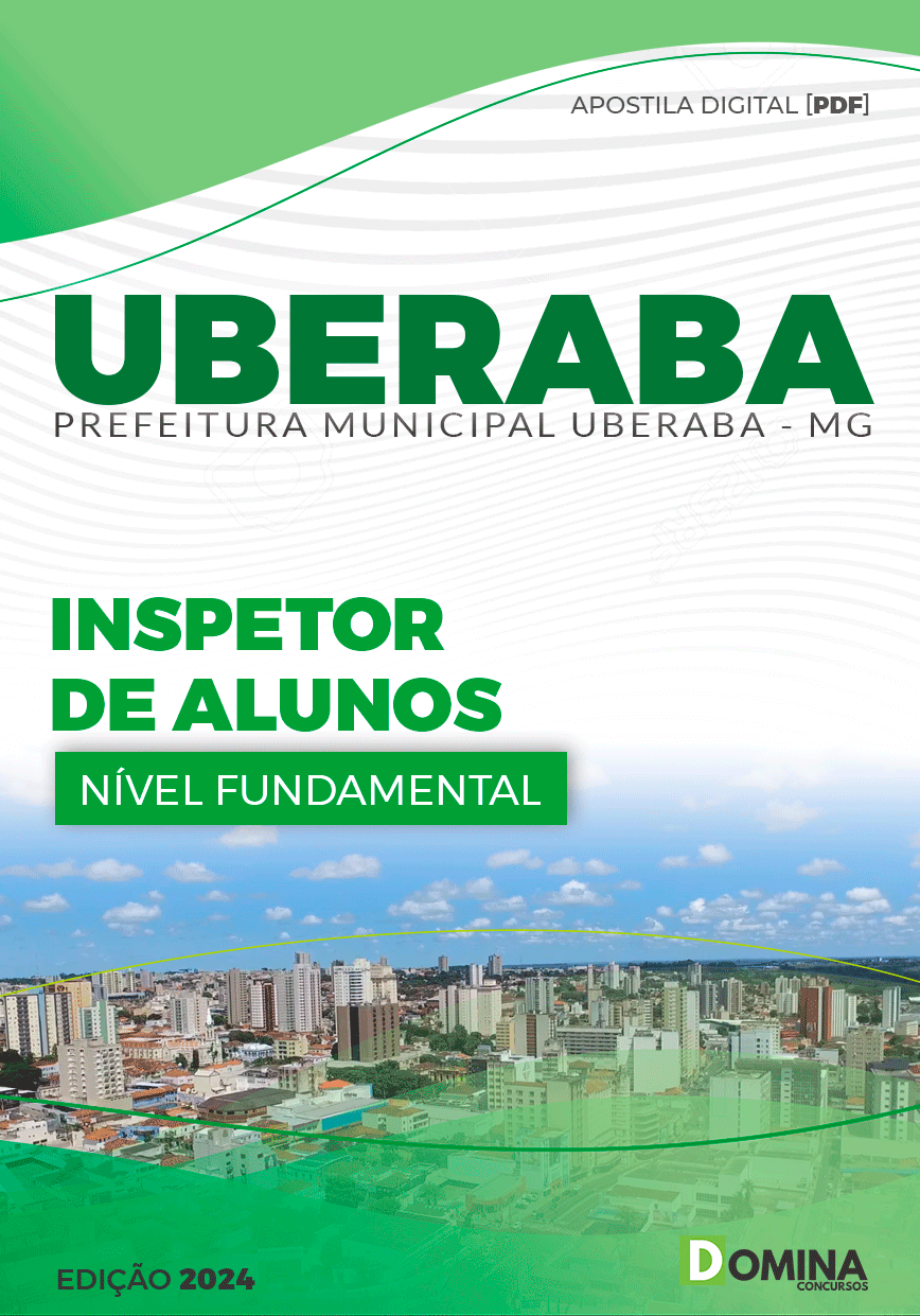 Apostila Pref Uberaba MG 2024 Inspetor de Alunos