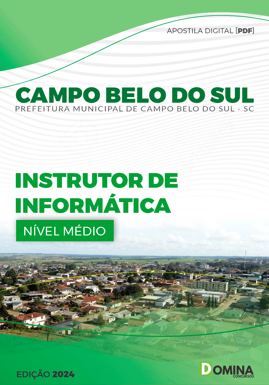 Pref Campo Belo do Sul SC 2024 Instrutor de Informática