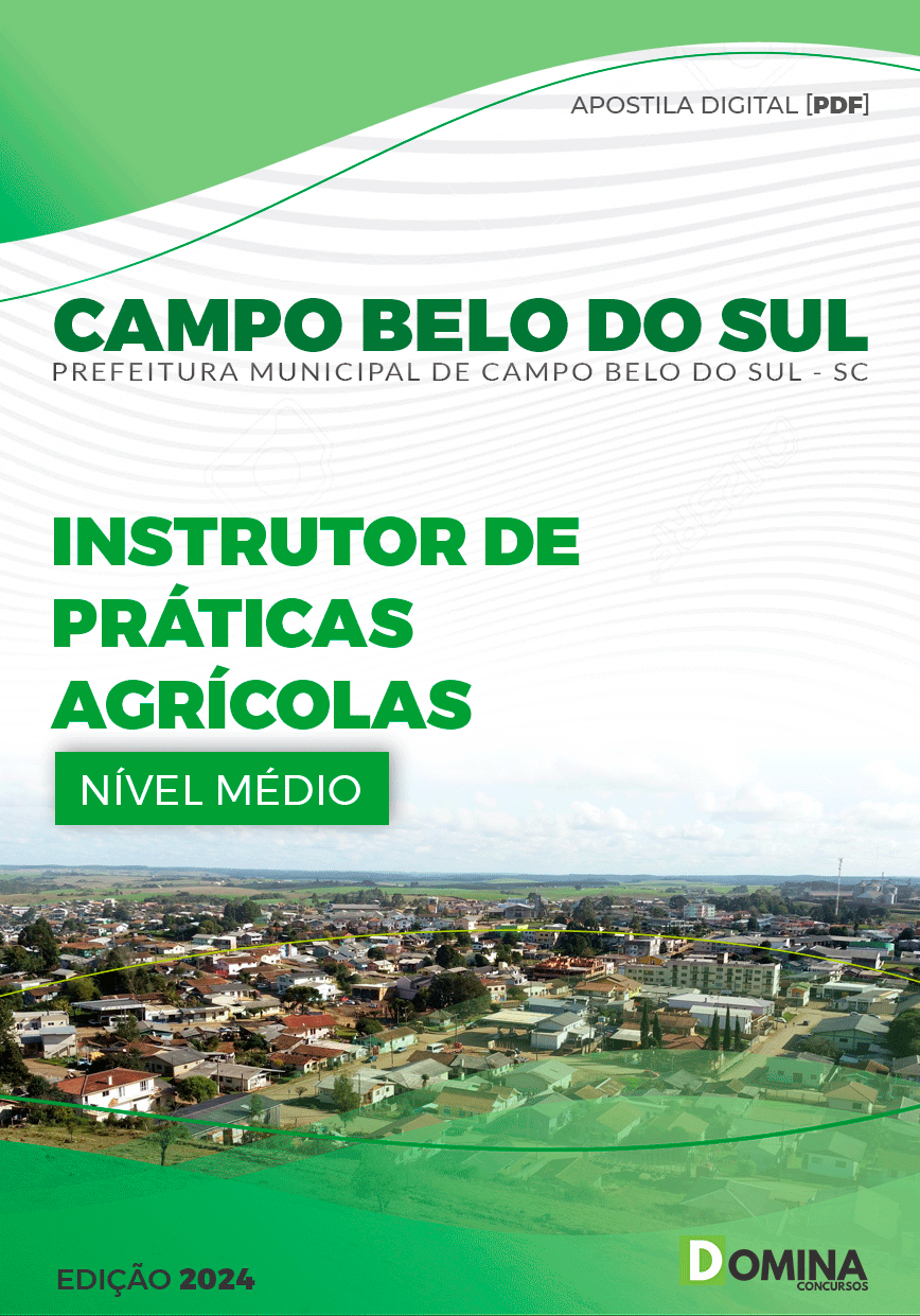 Pref Campo Belo do Sul SC 2024 Instrutor de Práticas Agrícolas