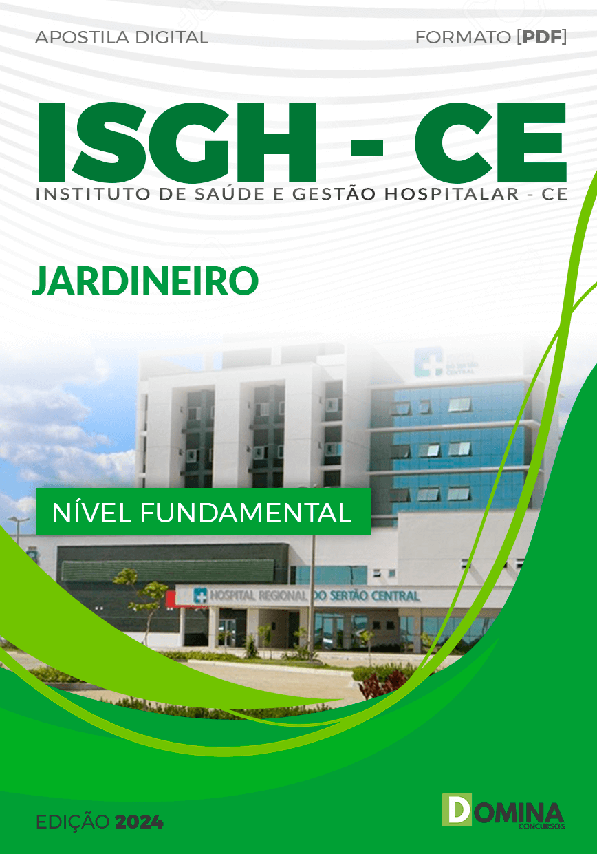 Apostila Concurso ISGH CE 2024 Jardineiro