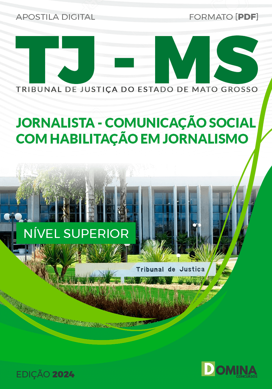 Apostila Concurso TJ MS 2024 Jornalista