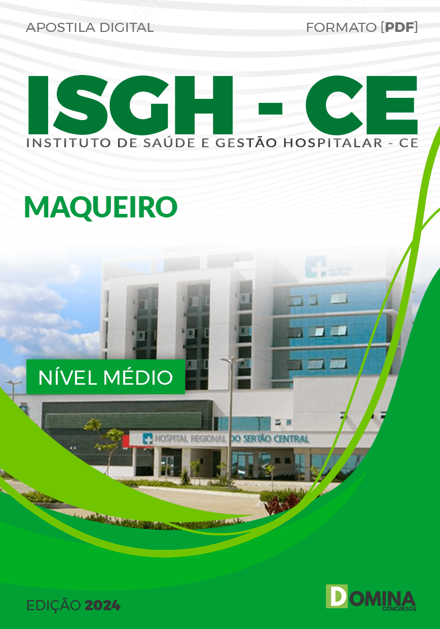 Apostila Concurso ISGH CE 2024 Maqueiro