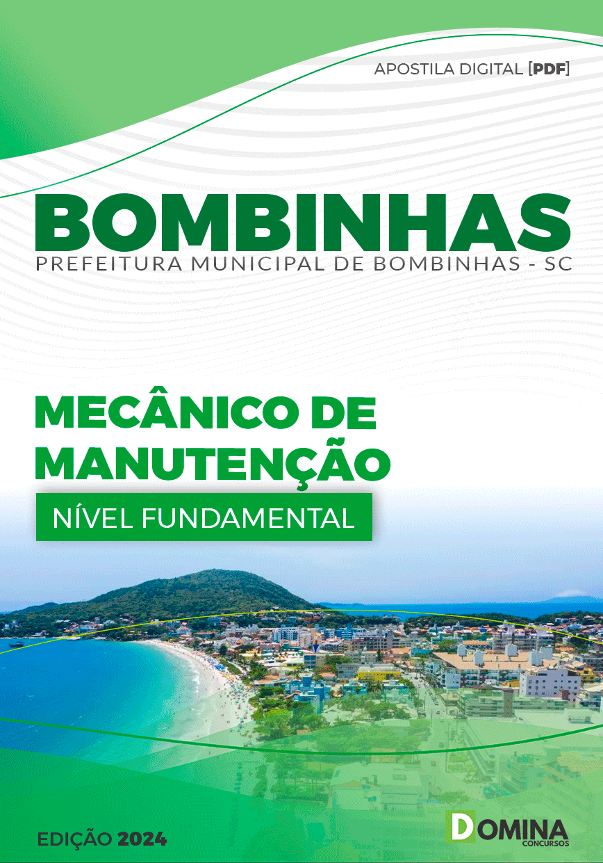 Apostila Pref Bombinhas SC 2024 Mecânico Manutenção