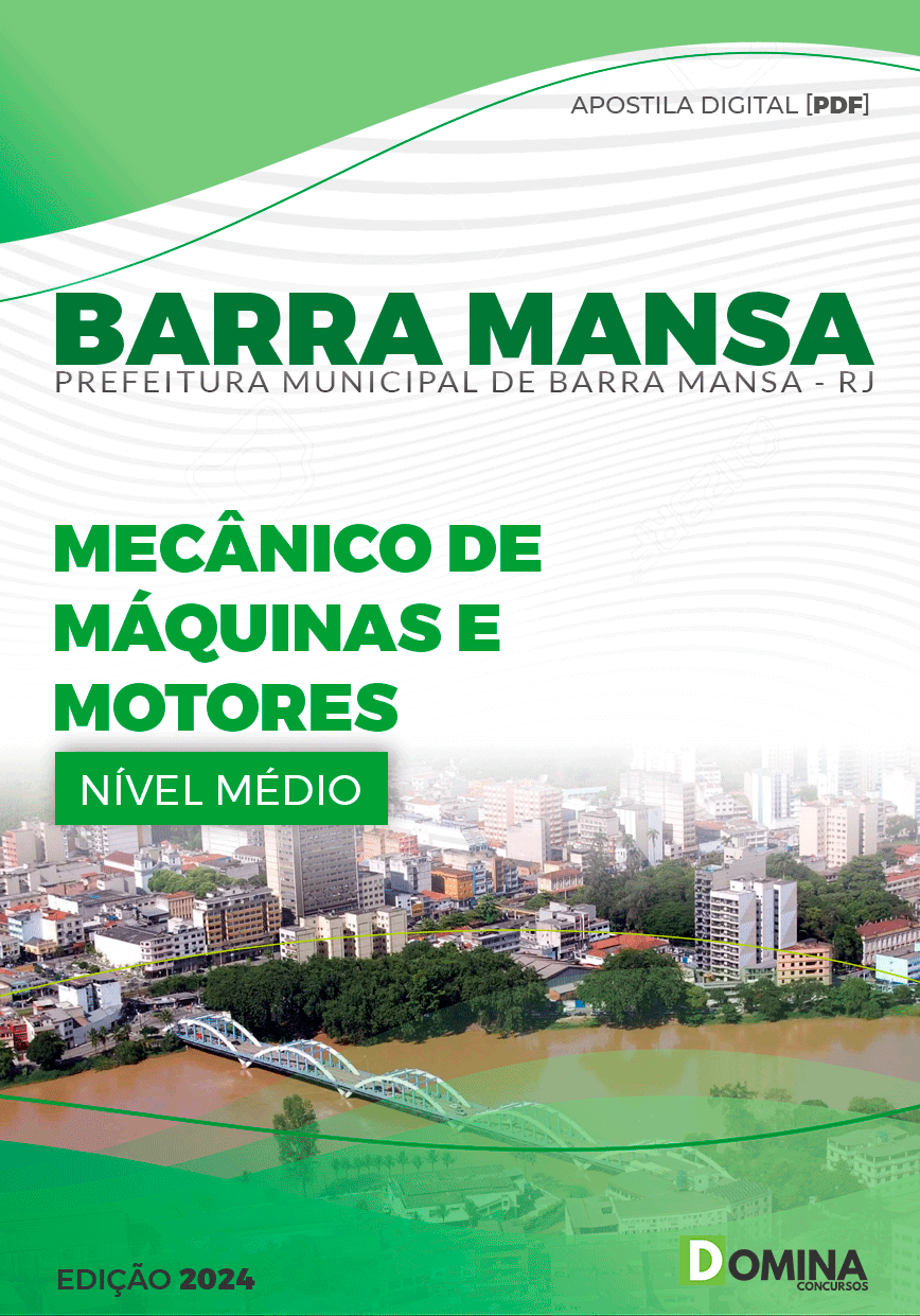 Apostila Pref Barra Mansa RJ 2024 Eletricista Mecânico Máquinas Motores