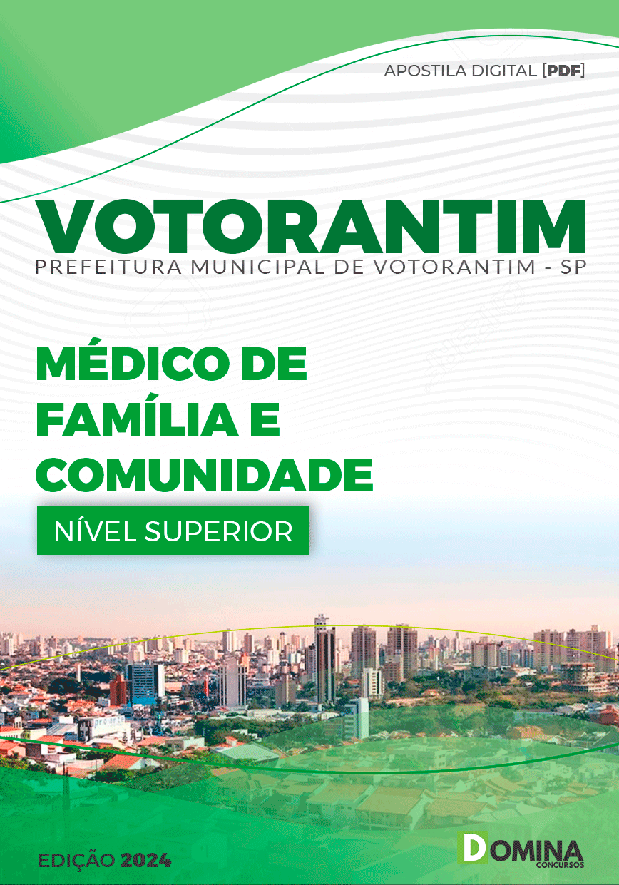 Apostila Pref Votorantim SP 2024 Médico de Família Comunidade