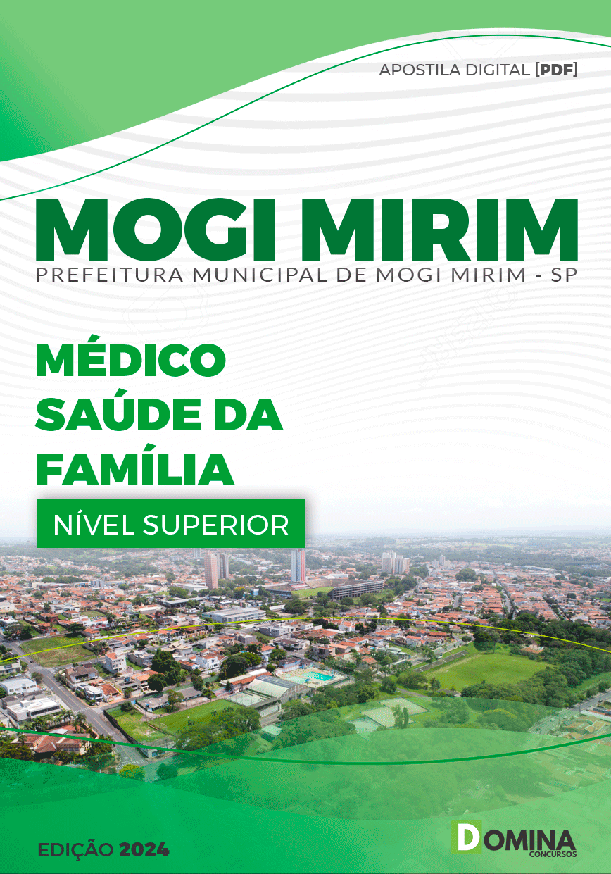Apostila Pref Mogi Mirim SP 2024 Médico Saúde Família