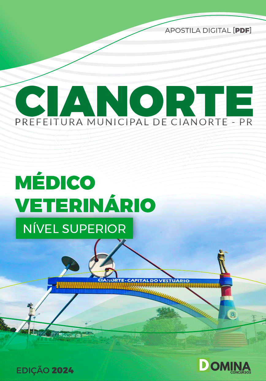 Apostila Pref Cianorte PR 2024 Médico Veterinário